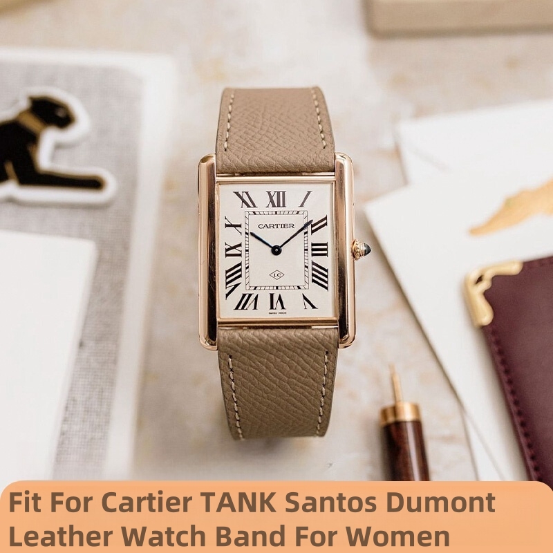 Cartier Watch Ballon Bleu - Bracelet de montre étanche en cuir