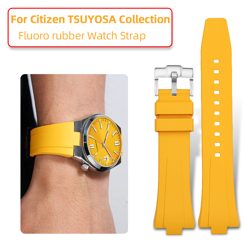Citizen Watch Tsuyosa - Bracelet de montre en caoutchouc fluoré