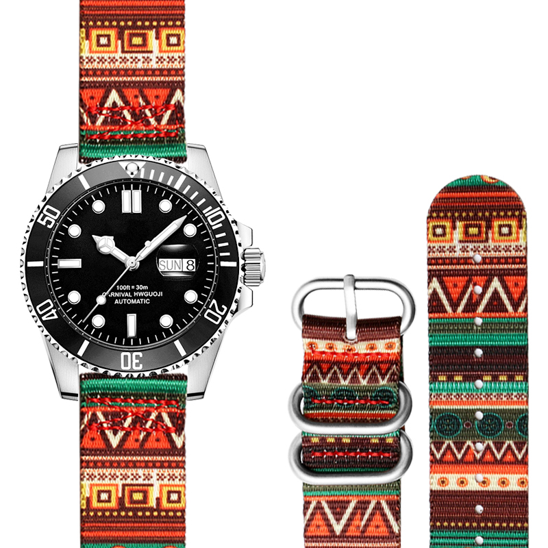 Nato Strap Nylon - Bracelet de montre en Nylon robuste,