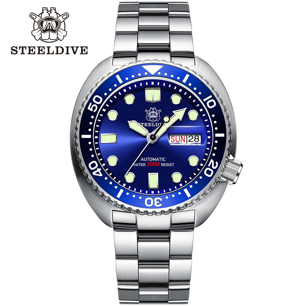Seiko Watch Prospex - STEELDIVE-Montre en verre saphir SD1972, 45mm,