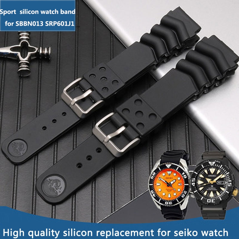 Seiko Watch 5 Sports - Bracelet de montre sport en caoutchouc