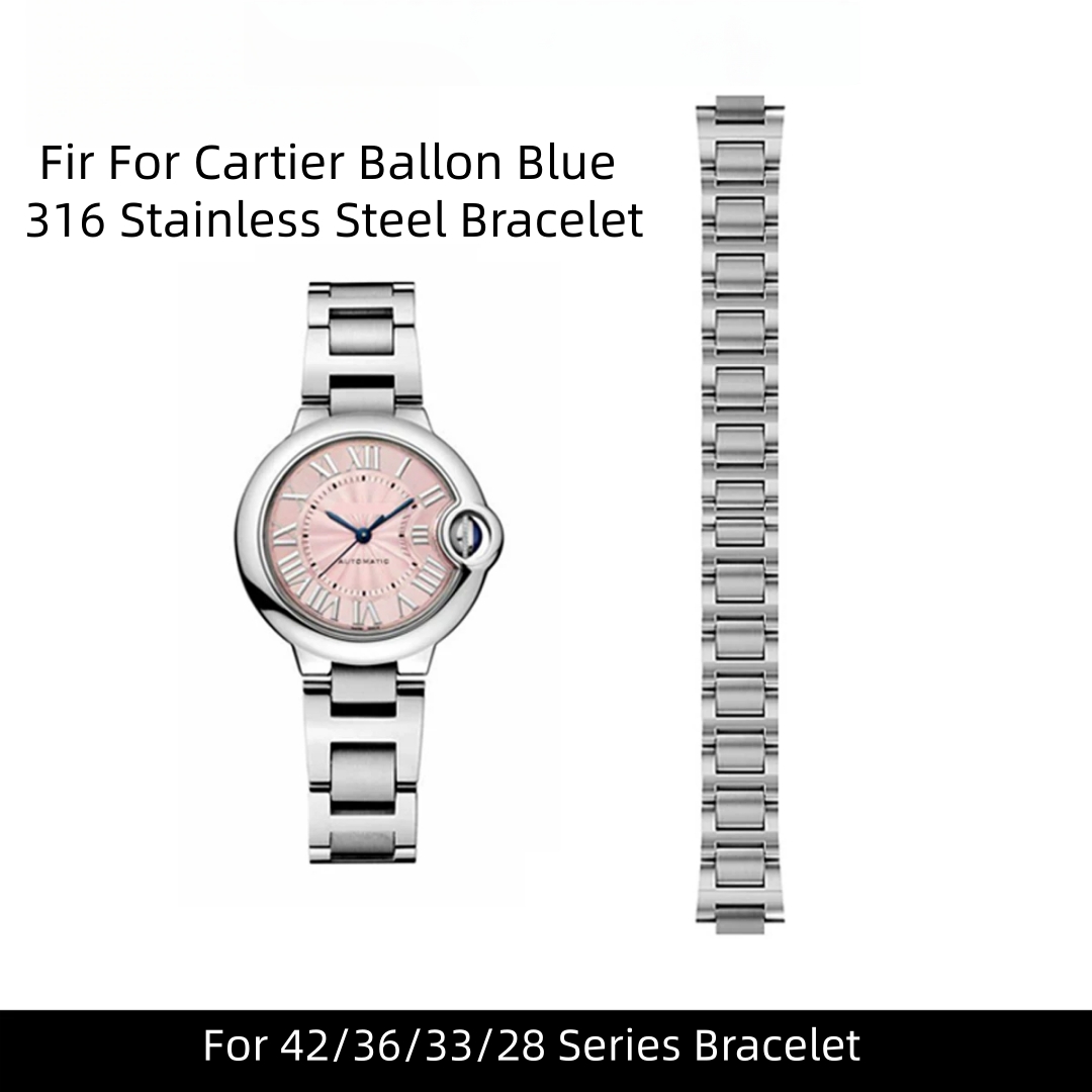 Cartier Watch Ballon Bleu - Bracelet en acier inoxydable 316 massif