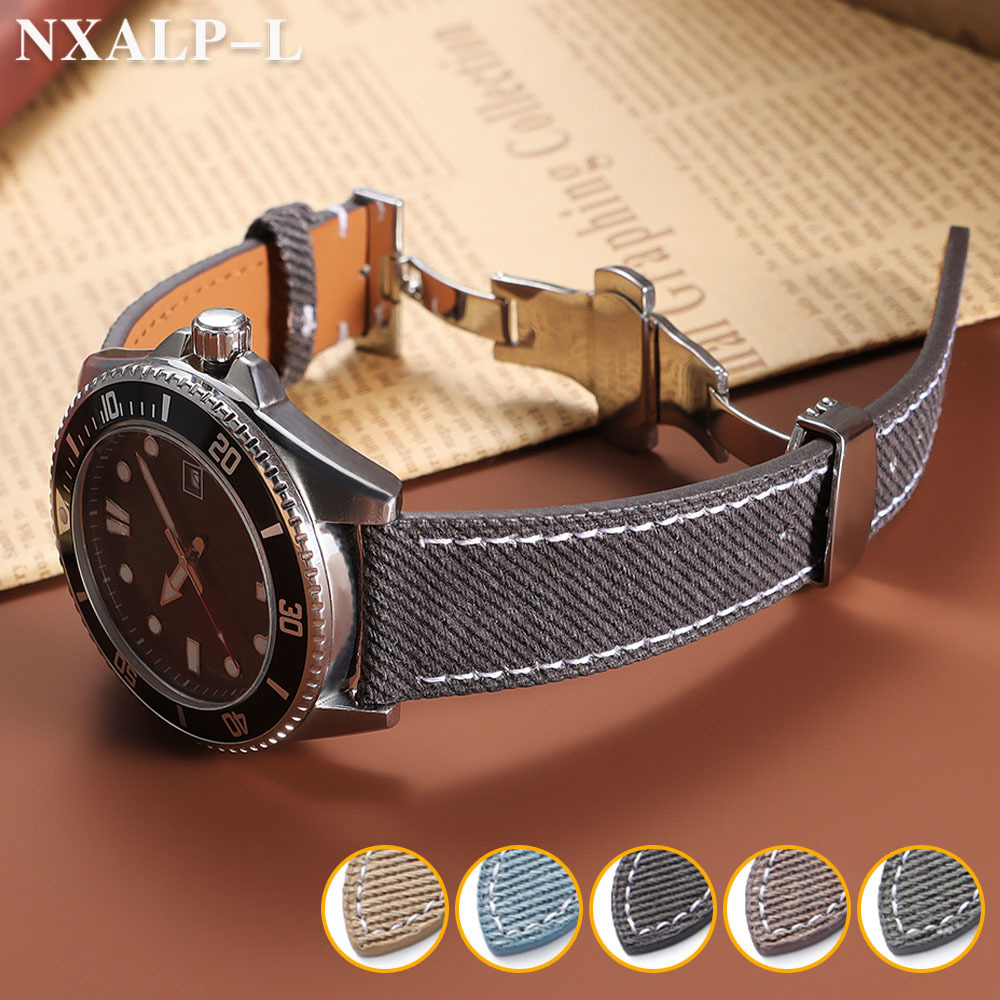 Suede Strap Watch - Bracelets de montre en tissu voile