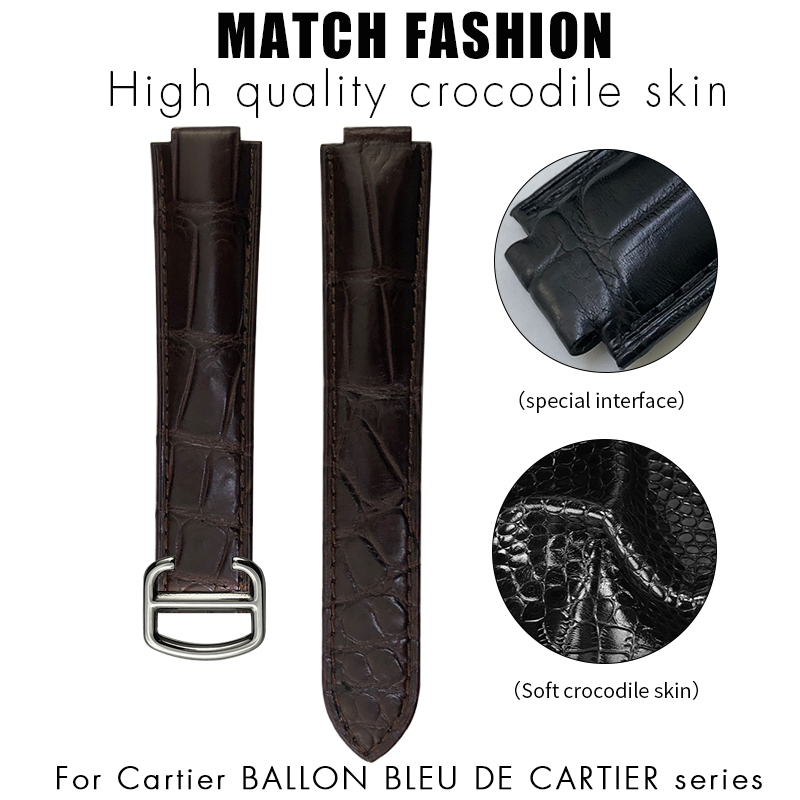 Cartier Watch Ballon Bleu - Bracelet de montre en cuir de
