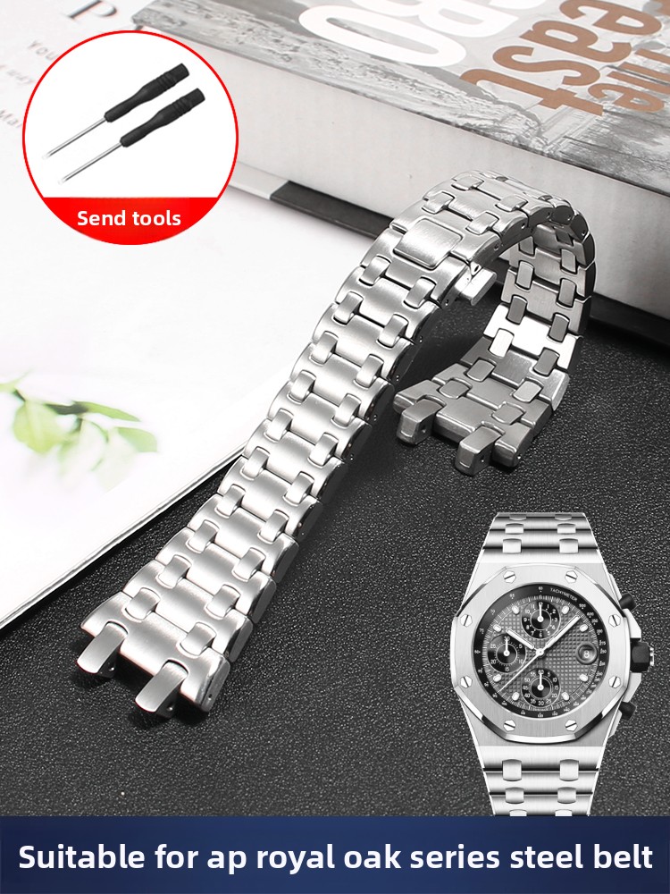 Audemars Piguet Watch Royal Oak Offshore - Bracelet de montre en acier inoxydable