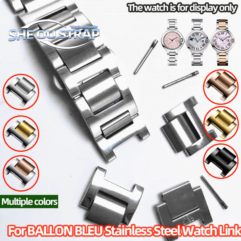 Cartier Watch Ballon Bleu - CARTIER BALLON-Bracelet de montre en acier