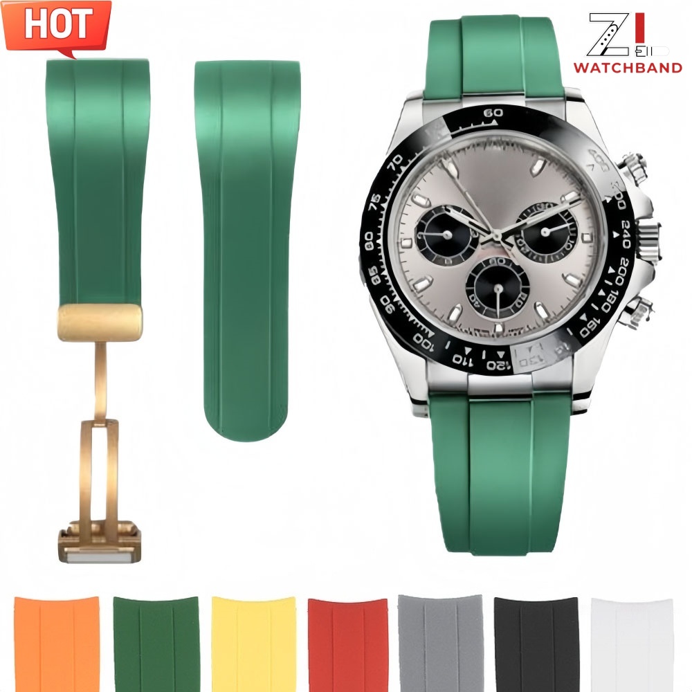 Rolex Watch Submariner - Bracelet en caoutchouc de 22 mm