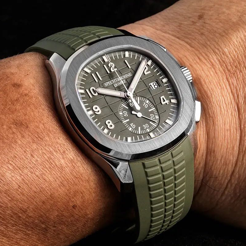 Seiko Watch Prospex - SpecPrint& Sohne-Montre-bracelet chronographe multifonction pour homme,