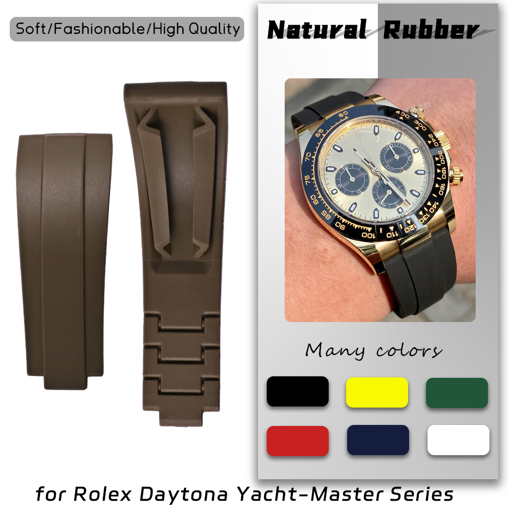 Rolex Watch Submariner - Bracelet de montre en caoutchouc naturel