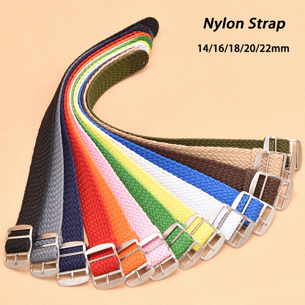 Perlon Strap Woven - Bracelet de montre en Nylon tissé