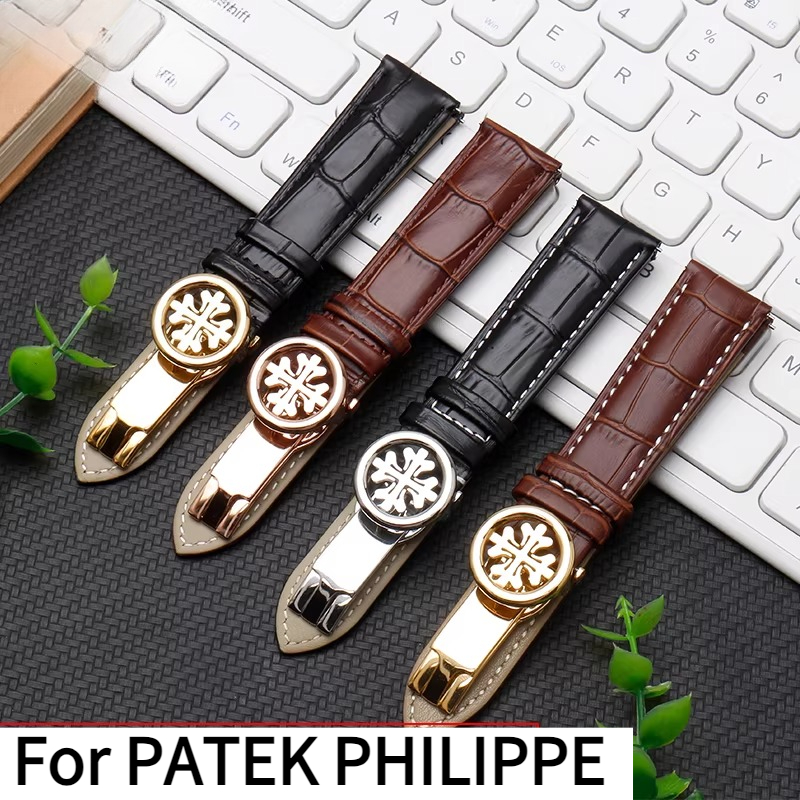 Patek Philippe Watch Calatrava - Bracelet de montre en cuir véritable