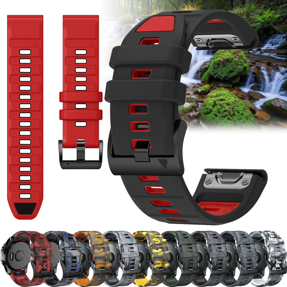 Silicone Watch Band 22Mm - Fenix E 47mm officiel QuickFit 22mm