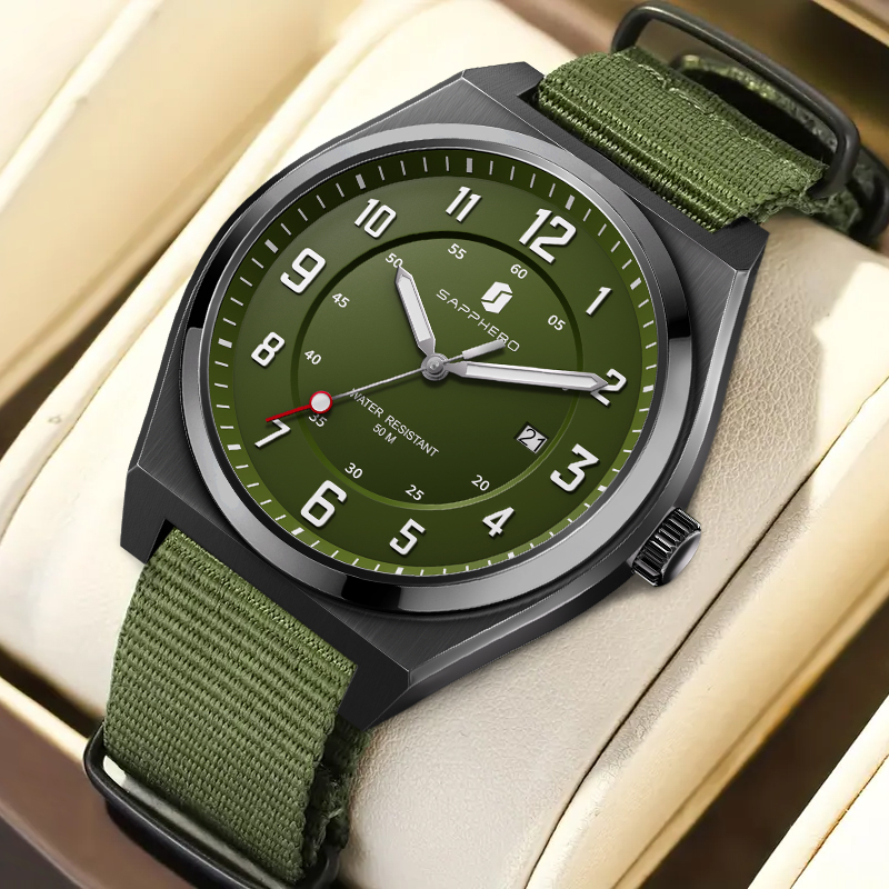 Tropic Strap Vintage - SAPPHERO montre à Quartz de sport