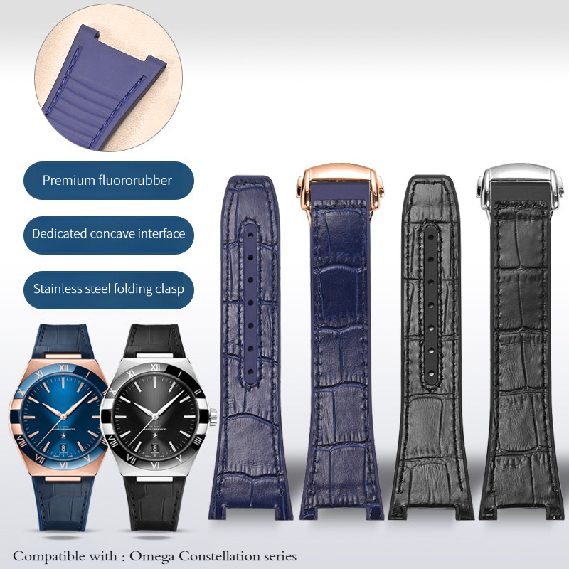 Bracelet de montre en cuir de  - Omega Watch Constellation avis et prix