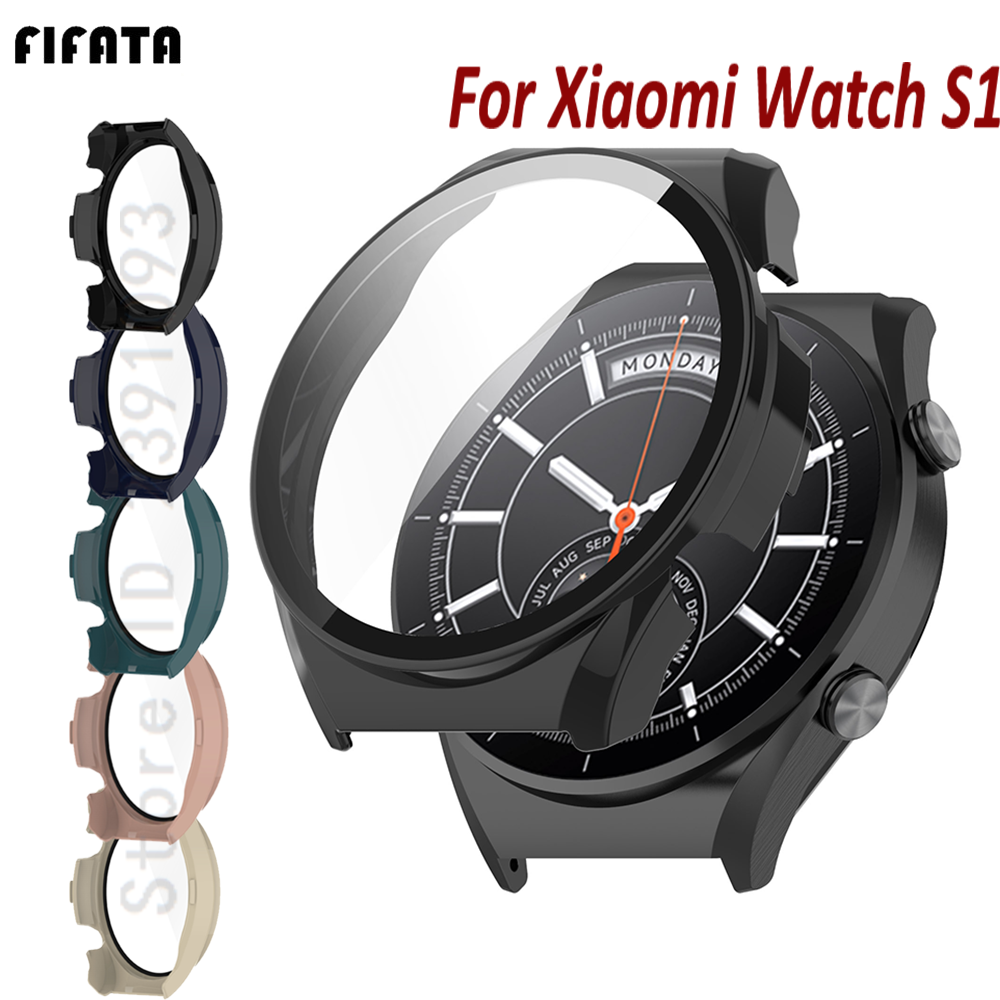 Étui de protection en verre po - Silicone Watch Band 22Mm avis et prix