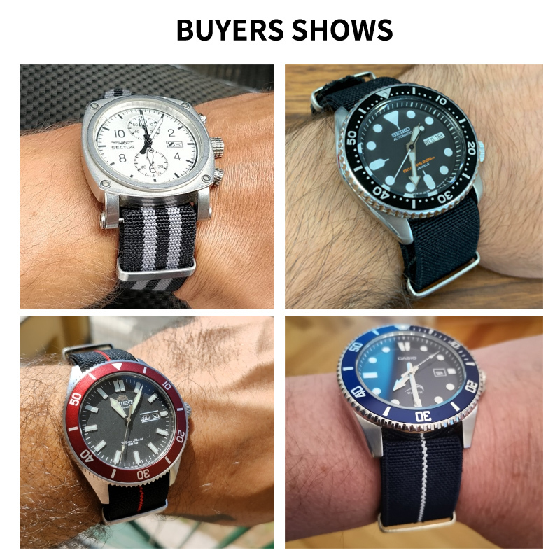 Bracelet de montre de l'armée  - Nato Strap Nylon avis et prix