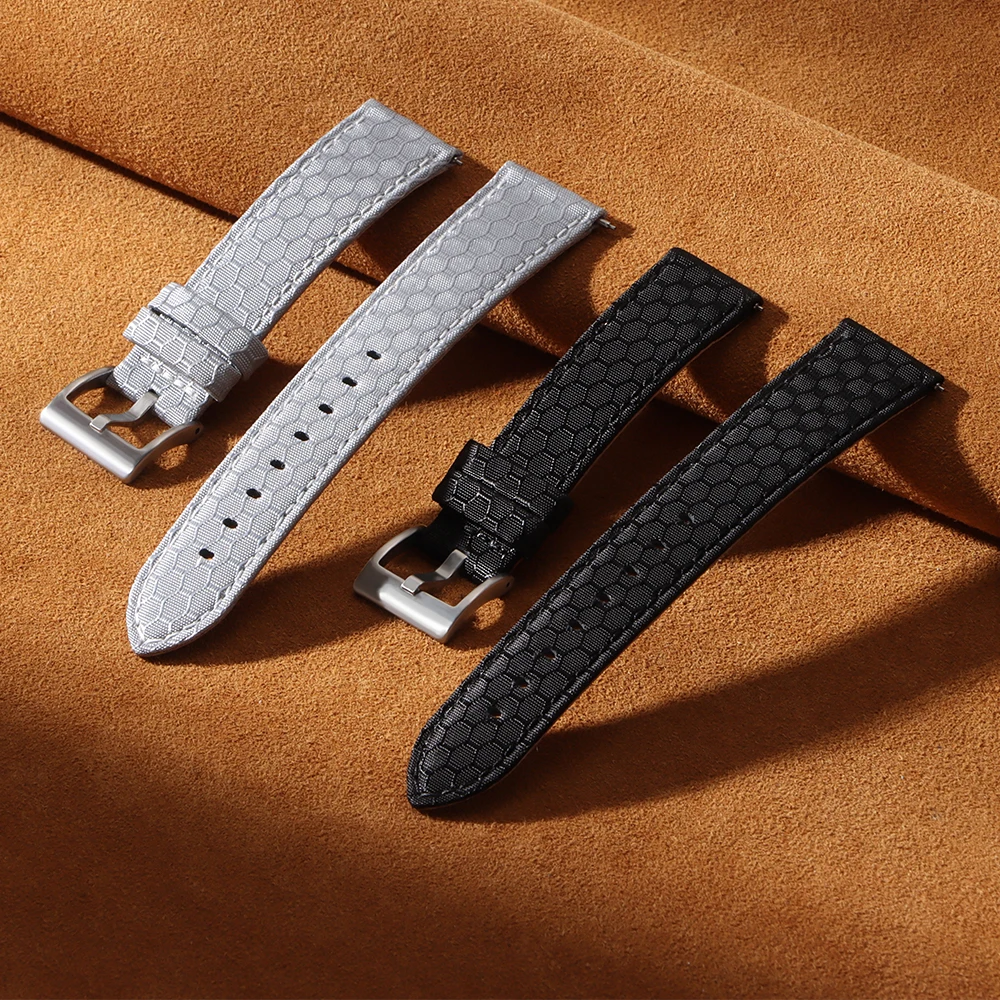20mm 22mm lisse véritable Nylo - Perlon Strap Woven avis et prix