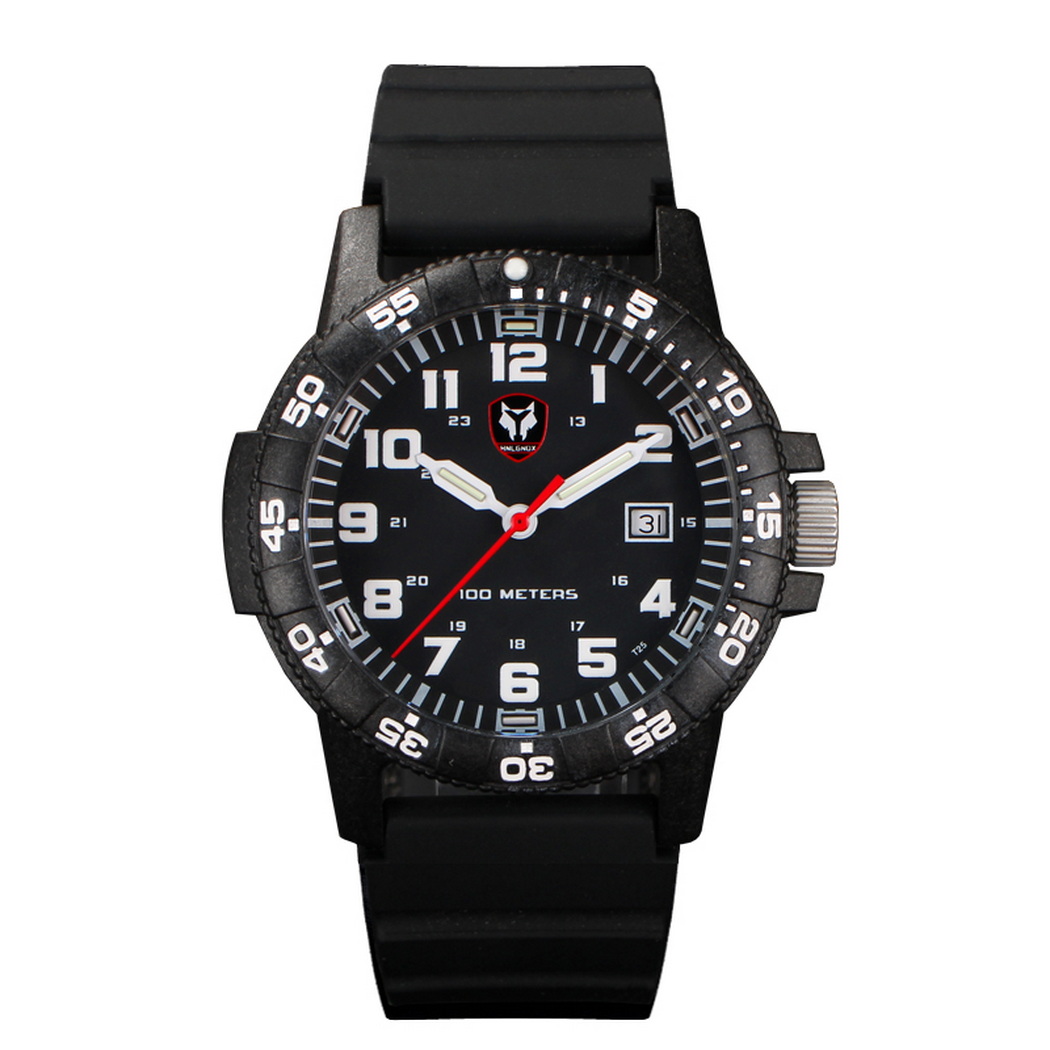 Hnlgnox-Montres Pilote pour Ho - Rubber Strap Diver avis et prix