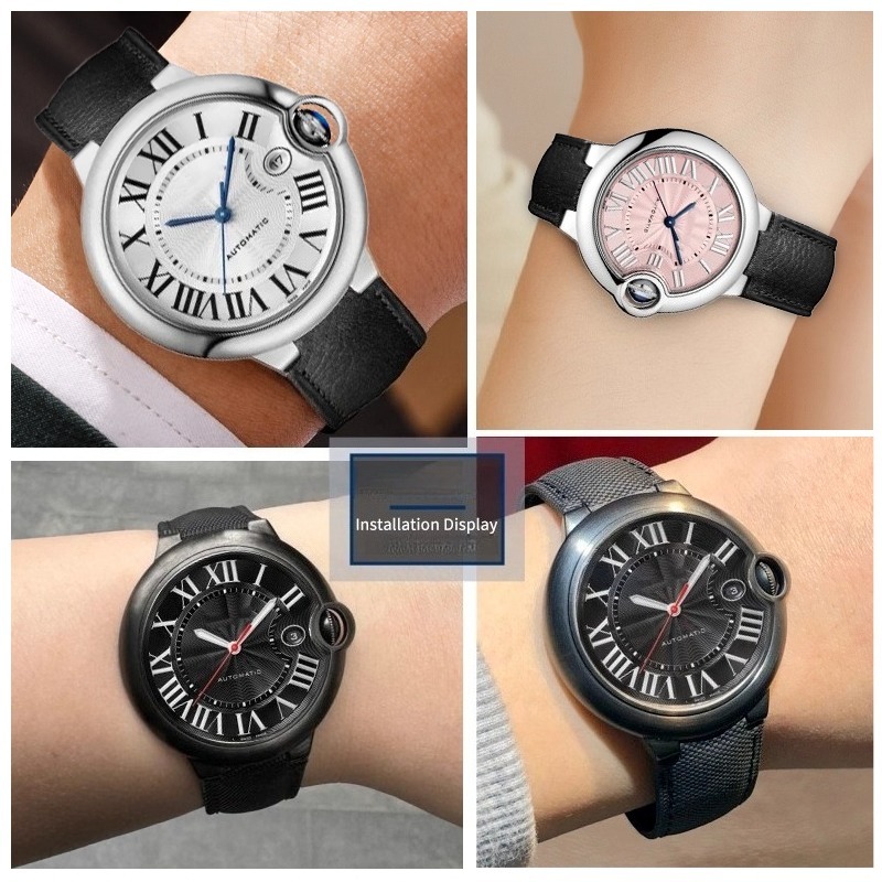 Bracelet DE montre en toile de - Cartier Watch Ballon Bleu avis et prix