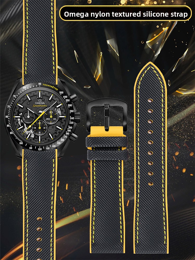 Bracelet de montre texturé en  - Omega Watch Speedmaster avis et prix