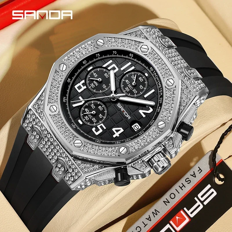 Montre à quartz pour homme SAN - Rubber Strap Diver avis et prix