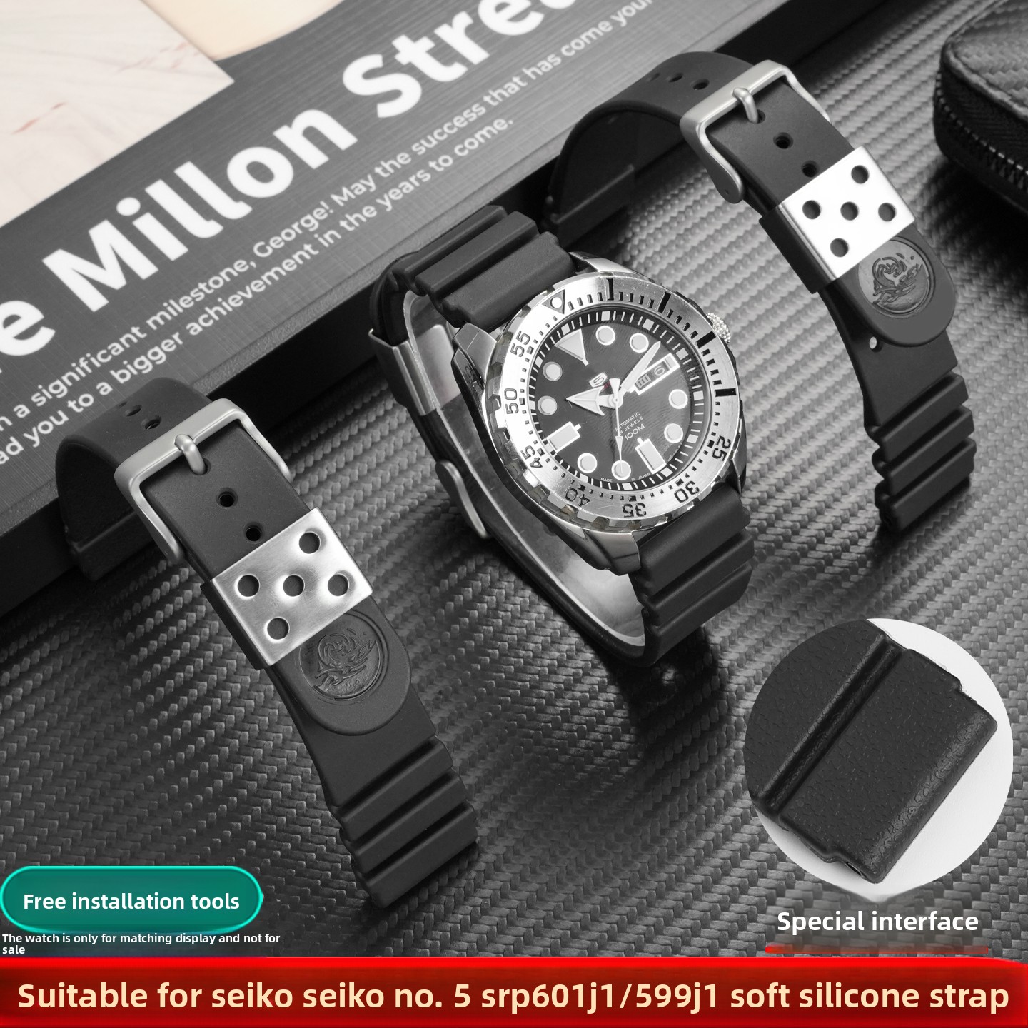 Bracelet de montre en silicone - Seiko Watch 5 Sports avis et prix