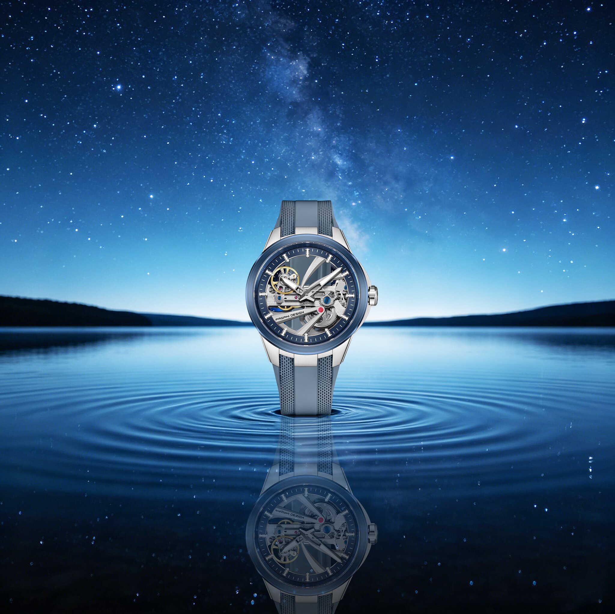 Montre mécanique tendance pour - Rubber Strap Diver avis et prix