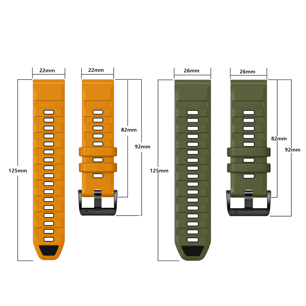 Fenix E 47mm officiel QuickFit - Silicone Watch Band 22Mm avis et prix