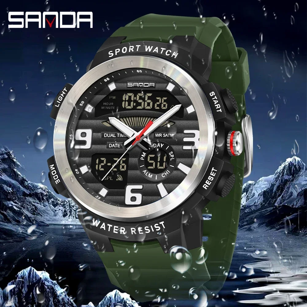 Montre multifonction SANDA pou - Rubber Strap Diver avis et prix